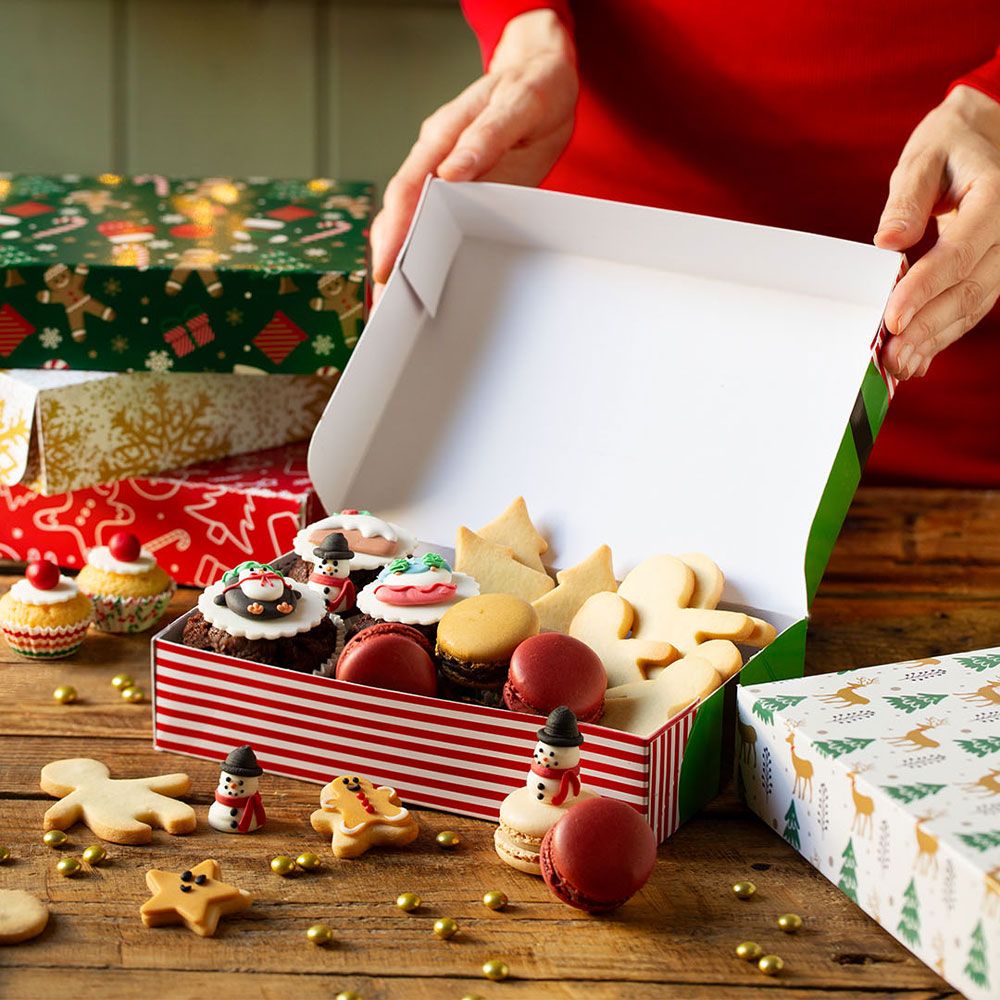 Decora Set of 8 Christmas Sweet Display Boxes - Κουτιά χριστουγεννιάτικα σε διάφορα σχέδια