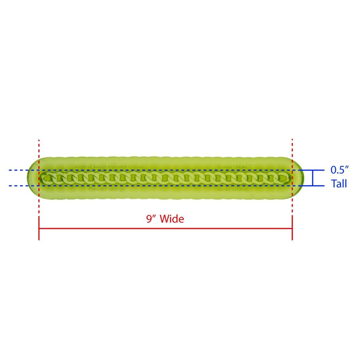 Marvelous Molds Silicone Mould -CHAIN -Καλούπι Σιλικόνης Αλυσίδα
