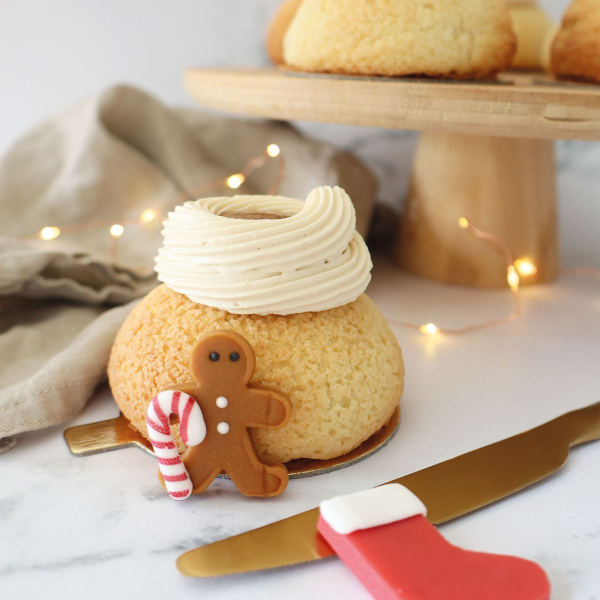 ScrapCooking Marzipan Decorations -SWEET CHRISTMAS 6Τμχ - Βρώσιμα Διακοσμητικά ζαχαρωτά χριστουγεννιάτικα από αμυγδαλόπαστα