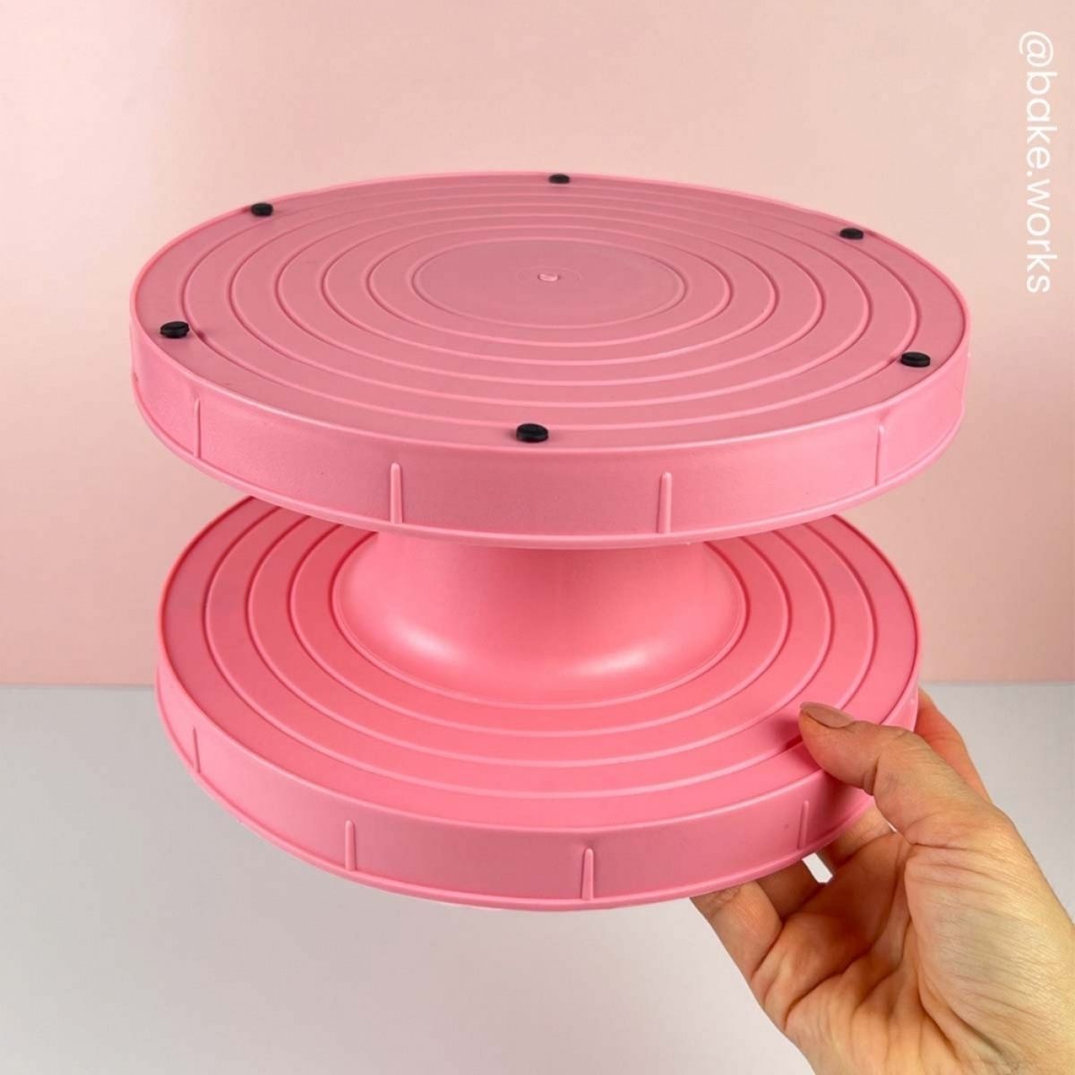 FMM Turntable -PINK -Περιστρεφόμενη Βάση Εργασίας 23εκ - Ροζ