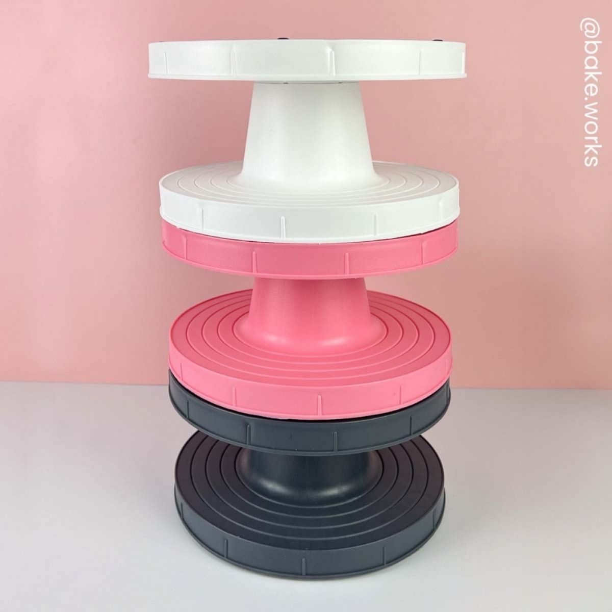 FMM Turntable -PINK -Περιστρεφόμενη Βάση Εργασίας 23εκ - Ροζ