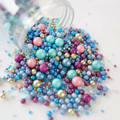Halo Sprinkles MIX -MAGIC CARPET 125γρ - Μείγμα Ζαχαρωτών Πέρλες σε έντονες αποχρώσεις