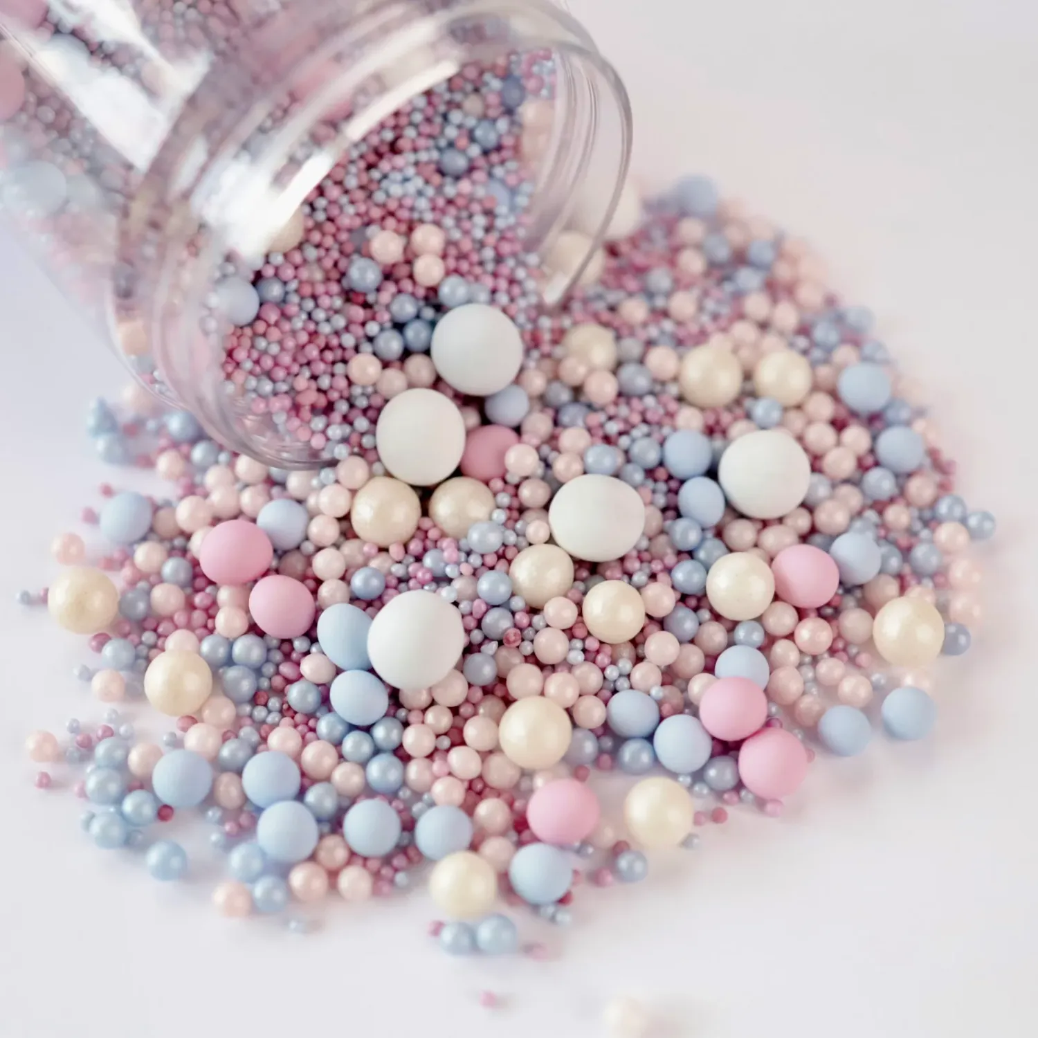 Halo Sprinkles MIX -PILLOW TALK 120γρ - Μείγμα Ζαχαρωτών Πέρλες σε Παστέλ αποχρώσεις