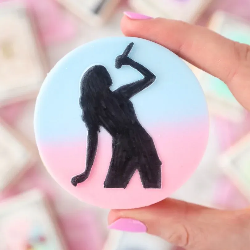 Amy Jane Collection Stamp Taylor Swift - Singer Silhouette - Σφραγίδα Τέιλορ Σουίφτ