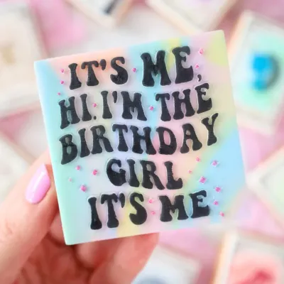 Amy Jane Collection Stamp Taylor Swift- &#39;Hi I&#39;m The Birthday Girl&#39; - Σφραγίδα Τέιλορ Σουίφτ