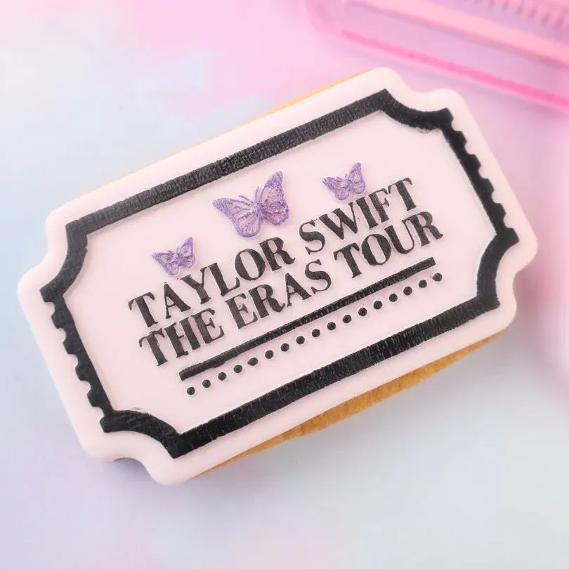 Amy Jane Collection Stamp &amp; Cut. Taylor Swift -ERAS TOUR TICKET - Κουπ πατ και Σφραγίδα Τέιλορ Σουίφτ