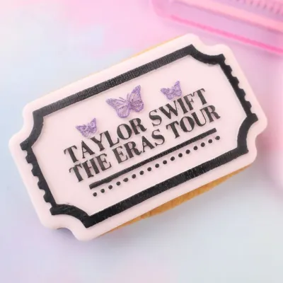 Amy Jane Collection Stamp &amp; Cut. Taylor Swift -ERAS TOUR TICKET - Κουπ πατ και Σφραγίδα Τέιλορ Σουίφτ