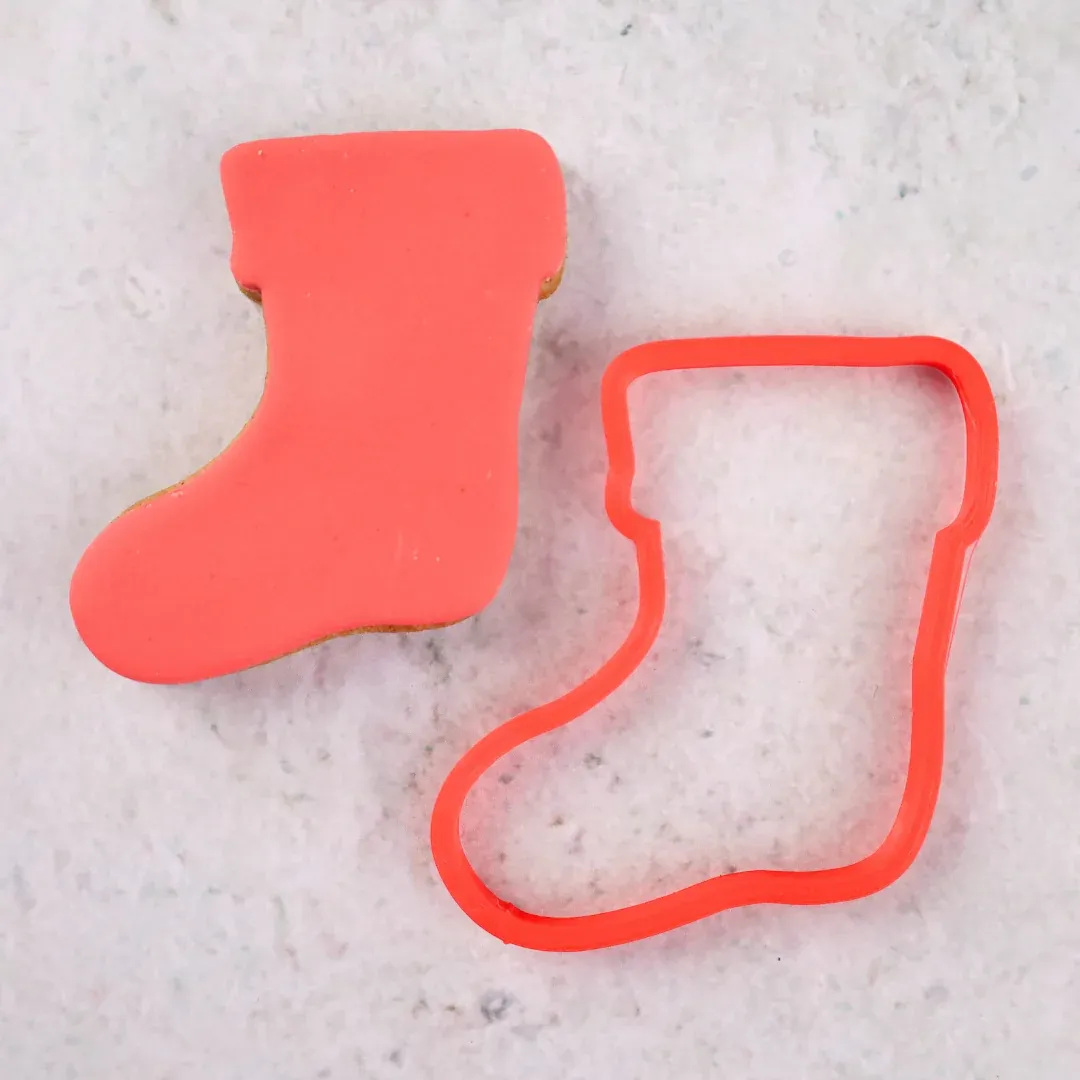 Sweet Stamp Cutter -STOCKING  - Πλαστικό Κουπ πατ Χριστουγεννιάτικη Κάλτσα