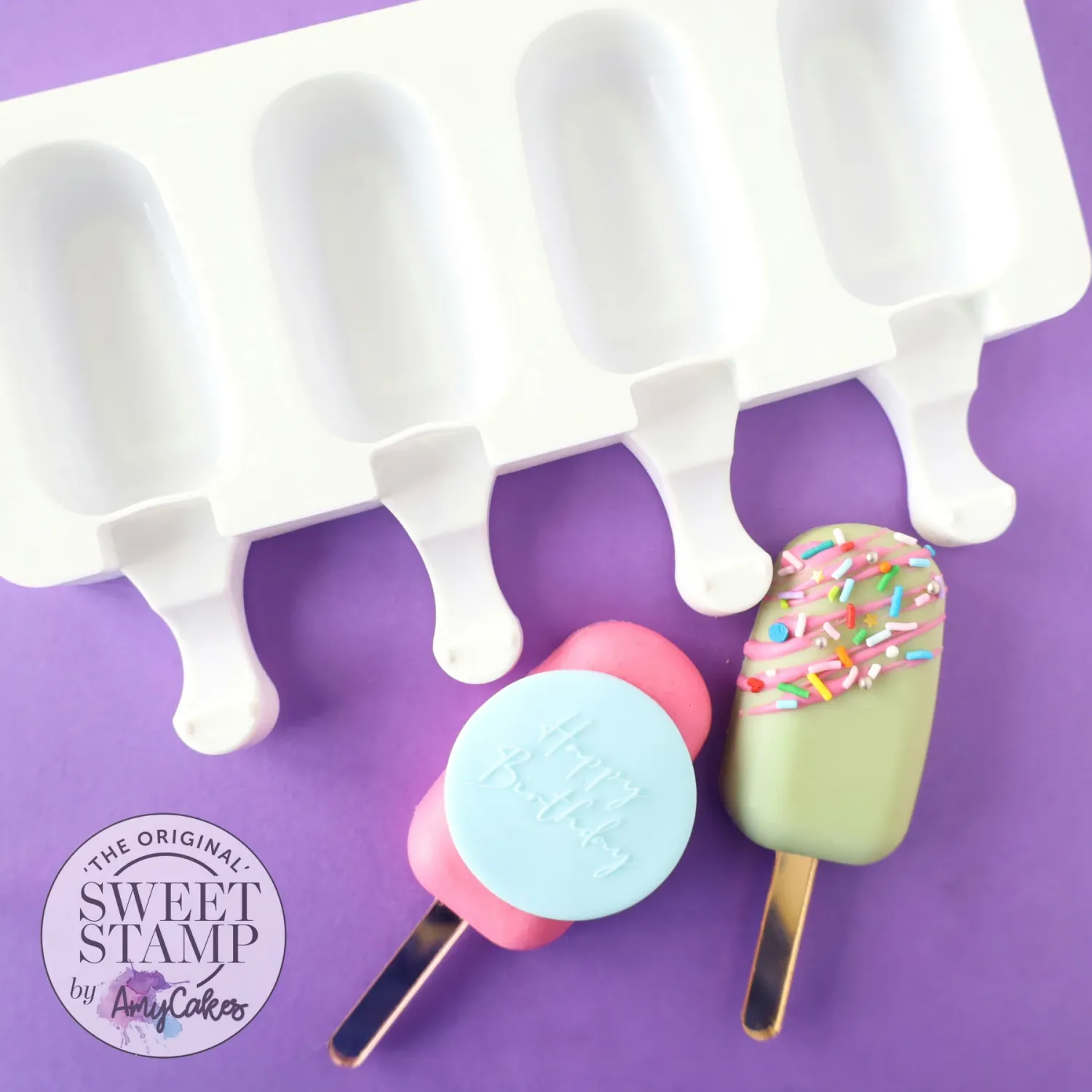 ΤΙΜΗ ΠΡΟΣΦΟΡΑΣ! Sweet Stamp Cake Popsicle Mould - Mini - Καλούπι Σιλικόνης για Popsicles &amp; Cakesicles