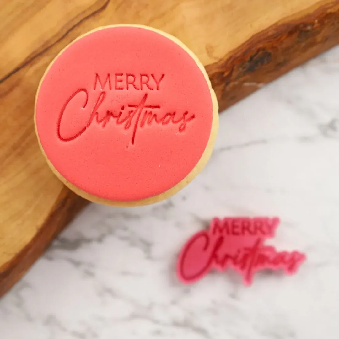 Amy Jane Embossers -MERRY CHRISTMAS -Μίνι Σφραγίδα