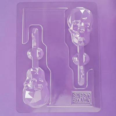 Sweet Stamp Treat Mould -SKULL -Πλαστικό Καλούπι Κατασκευής Popsicle