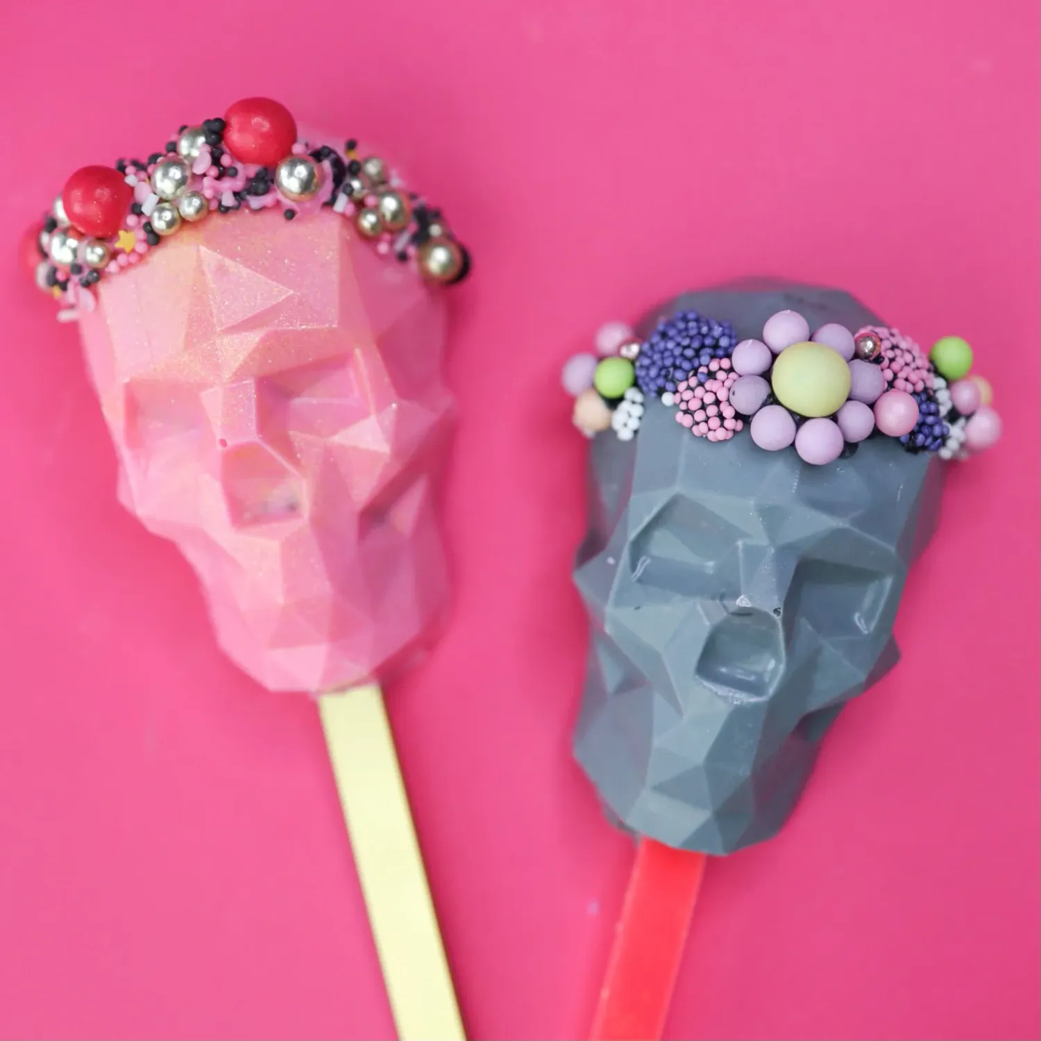 Sweet Stamp Treat Mould -SKULL -Πλαστικό Καλούπι Κατασκευής Popsicle