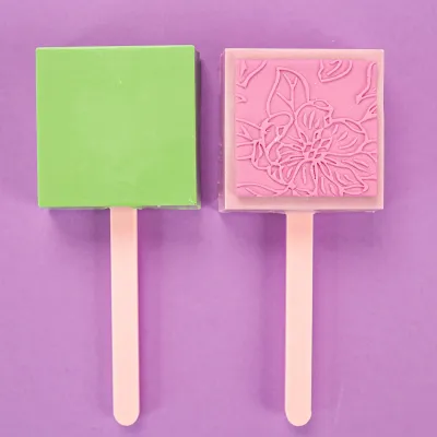 ΤΙΜΗ ΠΡΟΣΦΟΡΑΣ! Sweet Stamp Cake Popsicle Mould - MINI SQUARE - Καλούπι πλαστικό Τετράγωνο για Popsicles &amp; Cakesicles