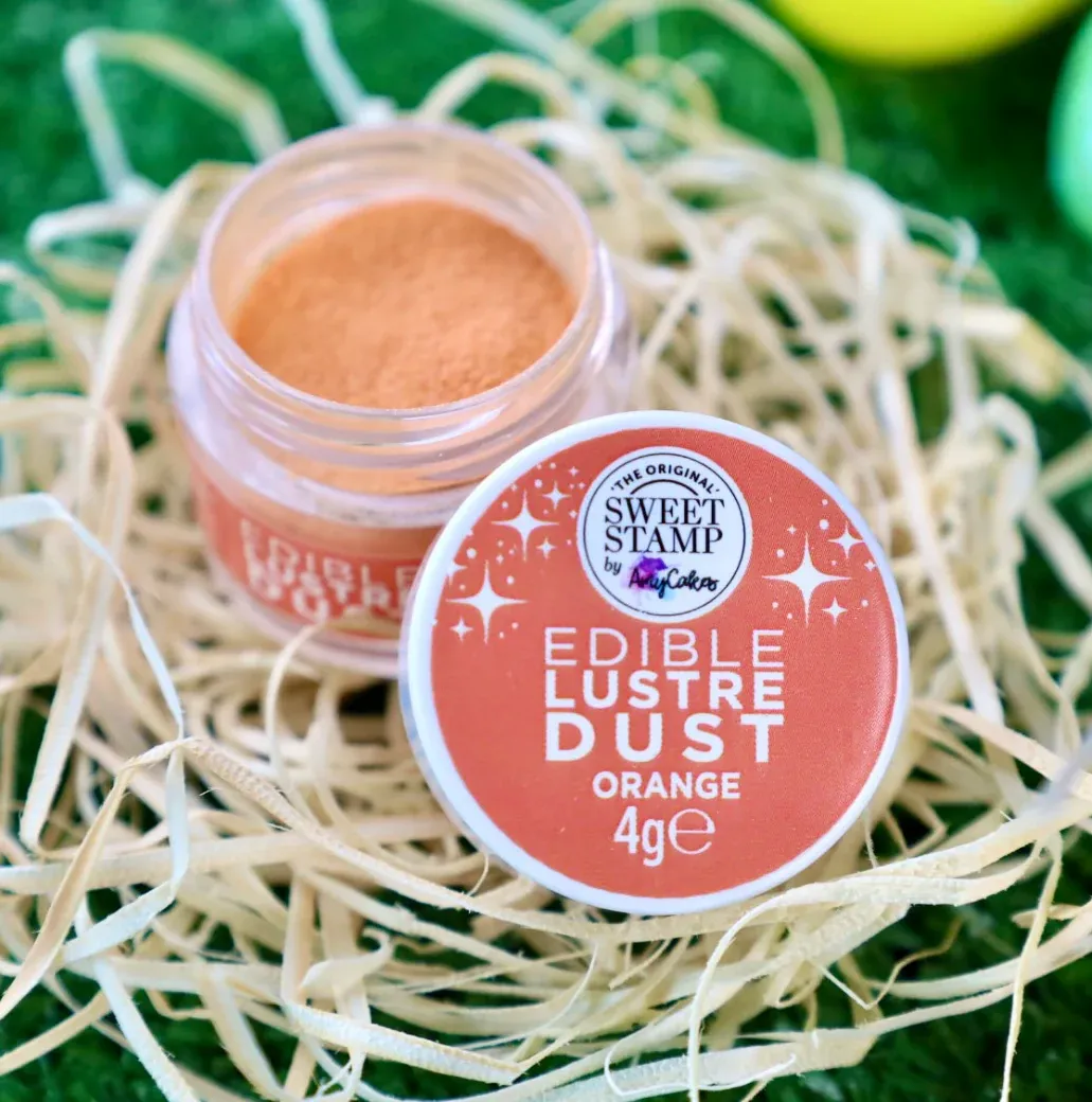 Sweet Stamp Edible Lustre Dust -ORANGE- Βρώσιμη σκόνη γυαλιστερή  4g