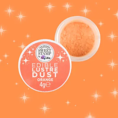 Sweet Stamp Edible Lustre Dust -ORANGE- Βρώσιμη σκόνη γυαλιστερή  4g