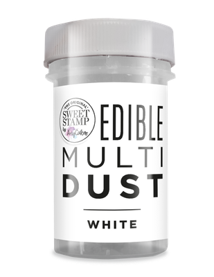 Sweet Stamp Edible Multi Dust -WHITE - Βρώσιμη σκόνη Ματ Λευκή 3g