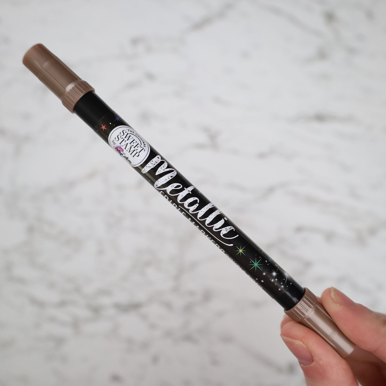 Sweet Stamp Edible Pen -METALLIC BROWN -Βρώσιμος Μαρκαδόρος σε Μεταλλικό Καφέ με 2 άκρες