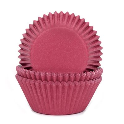 House of Marie Cupcake Cases WINE RED -Θήκες Ψησίματος για Καπκέικς Μπορντώ - 50τεμ