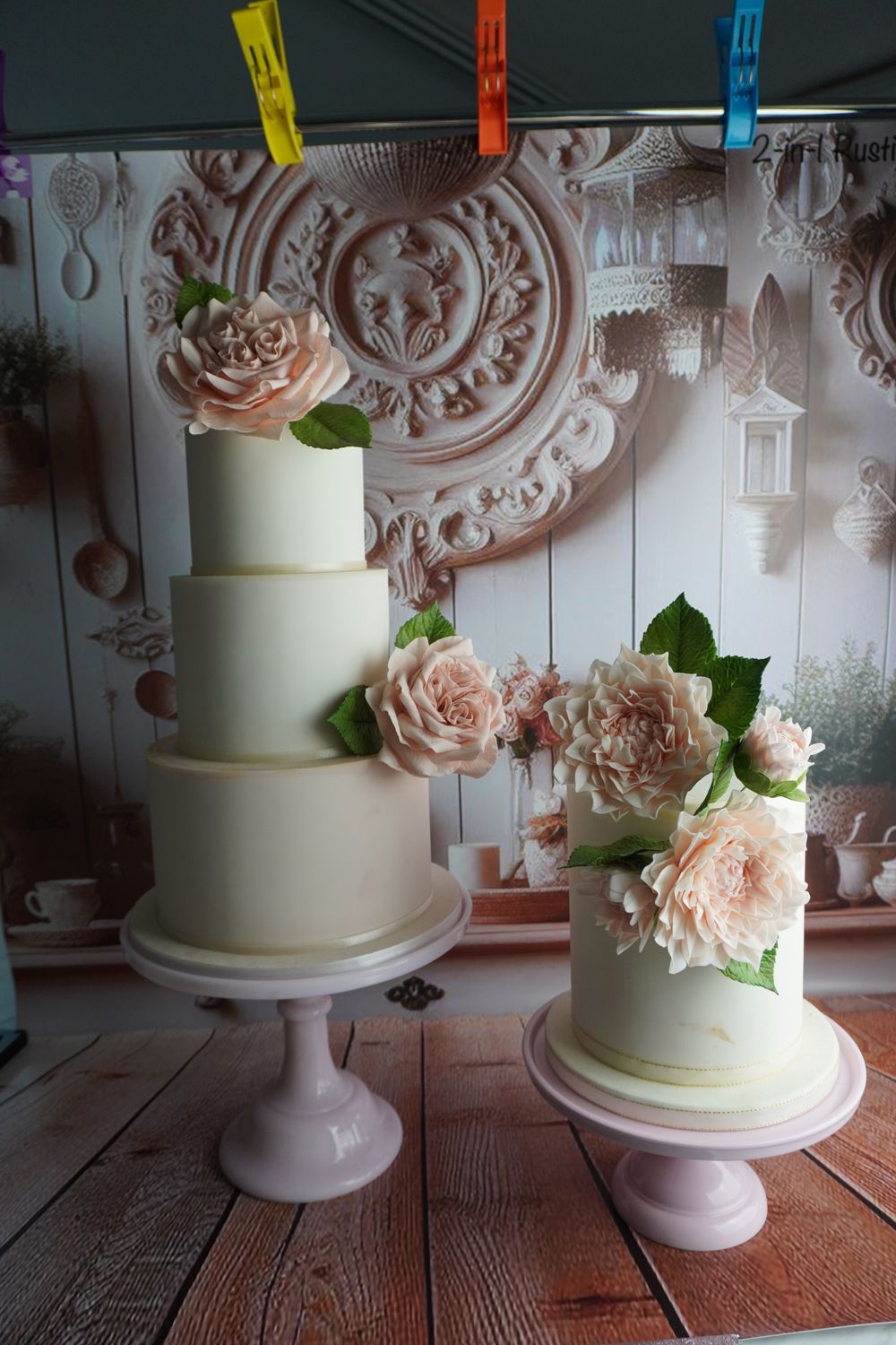 SweetDrops by Cakes By Samantha -Φόντο Φωτογραφίας -2 σε 1 Rustic Chic 90x120εκ