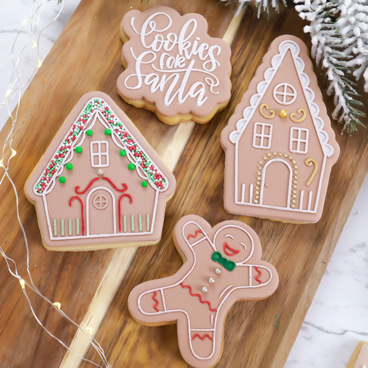 Sweet Stamp -OUTboss Stamp &#39;n Cut - GINGERBREAD HOUSE - Κουπ Πατ και Σφραγίδα Μπισκοτόσπιτο Ψηλό