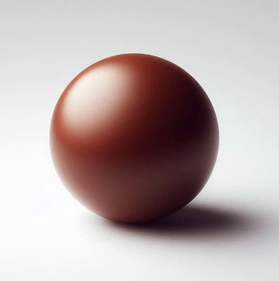 Σοκολατένια Μπάλα Γάλακτος γυμνή 250gr (12,5εκ) -ΜΟΝΟ ΓΙΑ ΠΑΡΑΛΑΒΗ ΑΠΟ ΤΟ CAKES BY SAMANTHA