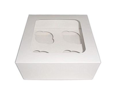 Box for 4 Cupcakes Κουτί για 4 Καπκέικς