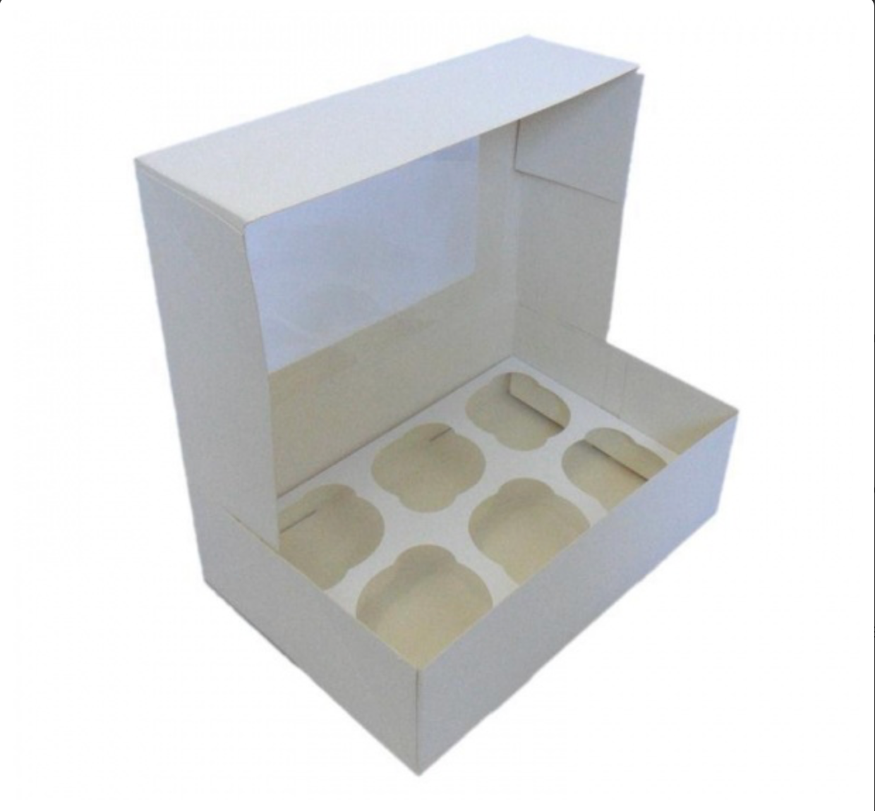 Box for 6 Cupcakes Κουτί για 6 Καπκέικς