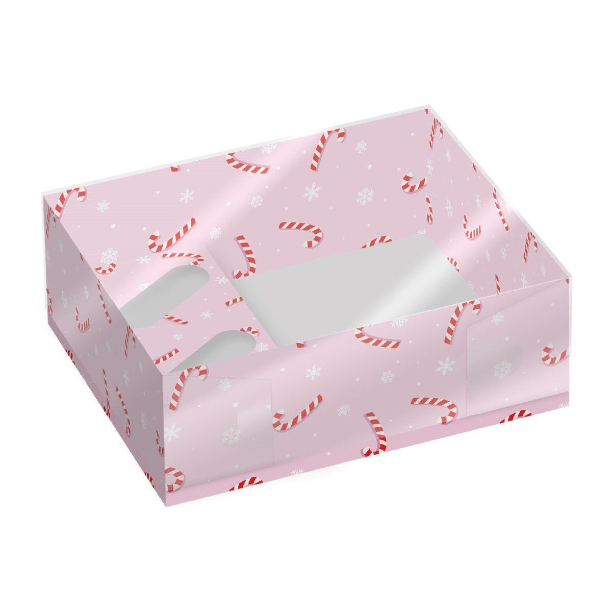 Treat &amp; Cupcake Box -CANDY CANES-Κουτί Γλυκών