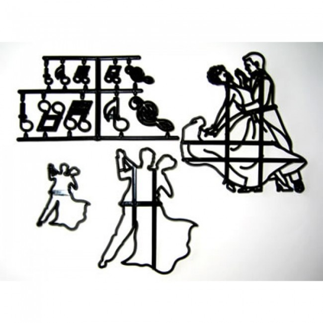 SALE!!! Patchwork Cutters -DANCING FIGURES -Κουπ πατ Χορευτικές Φιγούρες