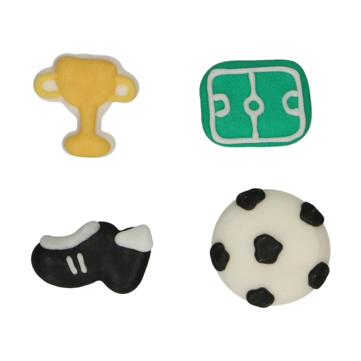 FunCakes Sugar Decorations FOOTBALL 8τμχ-Βρώσιμα ζαχαρωτά με θέμα το ποδόσφαιρο