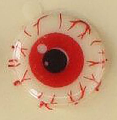 FunCakes Sugar Decorations -ZOMBIE EYEBALLS 25 τμχ - Βρώσιμα Σοκολατένια Τρομακτικά Μάτια