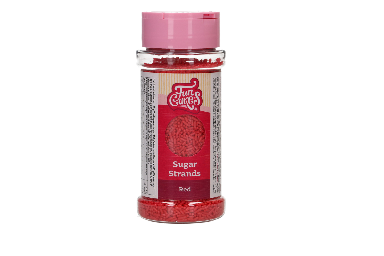 FunCakes Sugar Strands -RED 80γρ - Τρούφα Κόκκινη