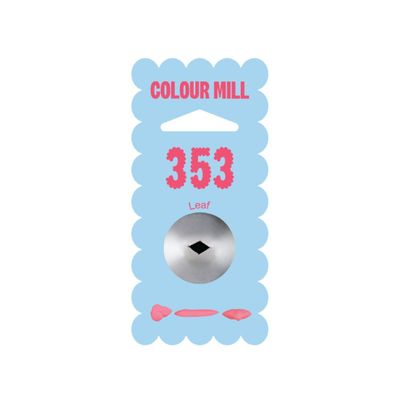 Colour Mill Piping Tip - 353 Leaf-Μύτη κορνέ φύλλα λουλουδιών