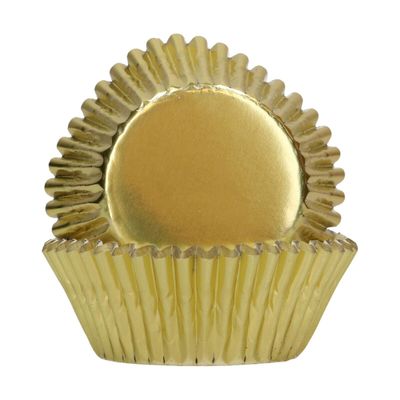 FunCakes Baking Cups - METALLIC GOLD 48τμχ-Κυπελάκια ψησίματος μεταλλικό χρυσό