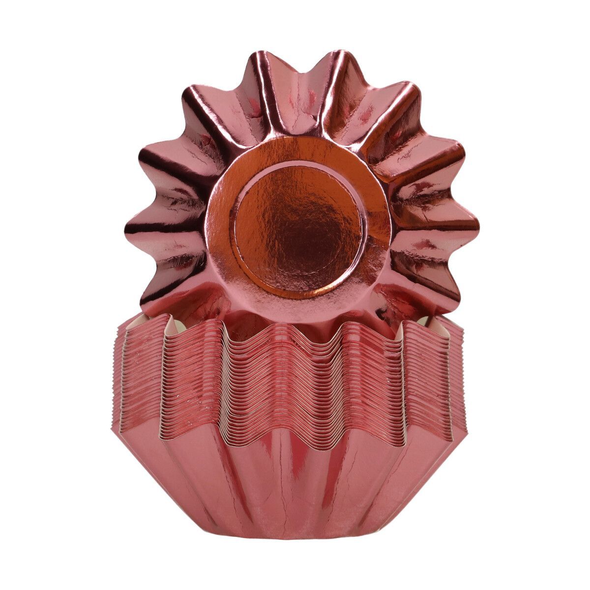 FunCakes BLOOM Baking Cups - METALLIC ROSE GOLD 48τμχ-Κυπελάκια ψησίματος ροζ χρυσό