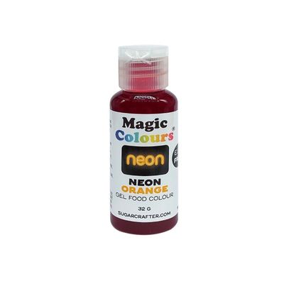 Magic Colours Paste 32g -NEON ORANGE-Χρώμα ΝEON Πορτοκαλί