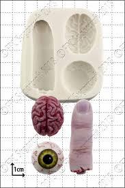FPC Silicone Mould -ZOMBIE SNACKS -Καλούπι Σιλικόνης Λιχουδιές Ζόμπι