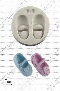 FPC Silicone Mould -BABY SHOES &amp; BOW -Καλούπι Σιλικόνης  Παιδικά Παπουτσάκια &amp; Φιογκάκια
