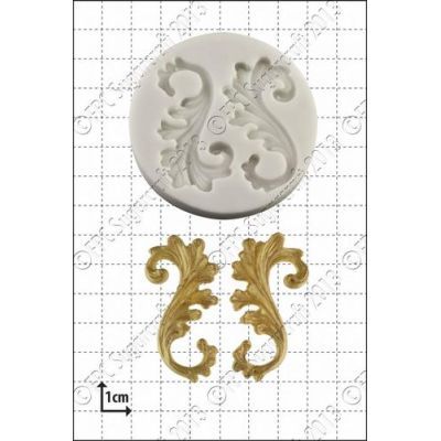 FPC Silicone Mould -CURLICUES -Καλούπι Σιλικόνης Διακοσμητικά Σχέδια