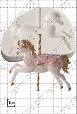 FPC Silicone Mould -CAROUSEL HORSE -Καλούπι Σιλικόνης Αλογάκι Καρουζέλ FPC Silicone Mould -CAROUSEL HORSE -Καλούπι Σιλικόνης Αλογάκι Καρουζέλ