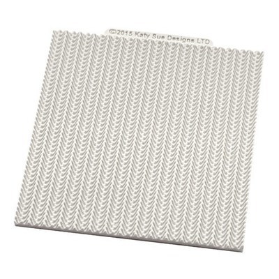 Katy Sue Silicone Embossing Mat -CABLE Knit - Πατάκι Σιλικόνης Αλυσίδα/Πλεκτό