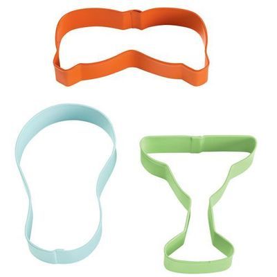 Wilton Cookie Cutter Set of 3 -SUMMER -Cocktail glass, sunglasses & flipflop -Σετ 3τεμ Κουπ πατ με θέμα το Καλοκαίρι (ΣΑΓΙΟΝΑΡΑ / ΓΥΑΛΙΑ / ΠΟΤΗΡΙ) Wilton Cookie Cutter Set of 3 -SUMMER -Cocktail glass, sunglasses & flipflop -Σετ 3τεμ Κουπ πατ με θέμα το Καλοκαίρι (ΣΑΓΙΟΝΑΡΑ / ΓΥΑΛΙΑ / ΠΟΤΗΡΙ)