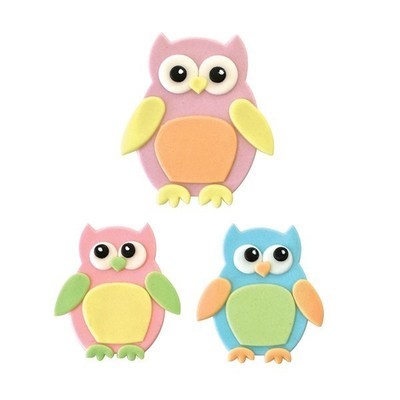 FMM Cutters -Mummy &amp; Baby OWLS -Σετ 4τεμ κουπ πατ Κουκουβάγια Μαμά &amp; Μωράκι