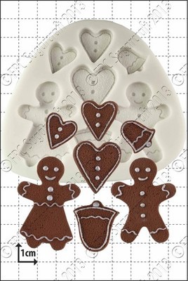 SALE!!! FPC -Silicone Mould -GINGERBREAD PEOPLE -Καλούπι Σιλικόνης Μπισκοτένια Ανθρωπάκια SALE!!! FPC -Silicone Mould -GINGERBREAD PEOPLE -Καλούπι Σιλικόνης Μπισκοτένια Ανθρωπάκια