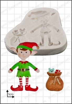SALE!!! FPC Silicone Mould -XMAS ELF -Καλούπι Σιλικόνης Χριστουγεννιάτικο Ξωτικό SALE!!! FPC Silicone Mould -XMAS ELF -Καλούπι Σιλικόνης Χριστουγεννιάτικο Ξωτικό
