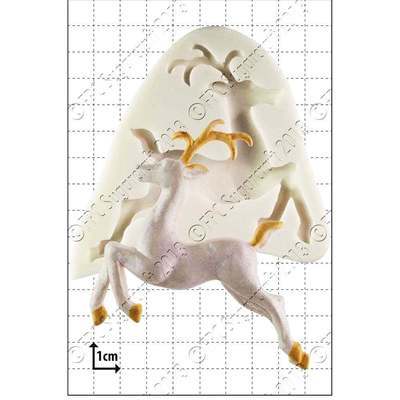 SALE!!!  FPC Silicone Mould -LEAPING DEER -Καλούπι Σιλικόνης Ελάφι με Άλμα