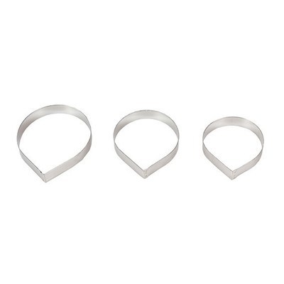 Culpitt Rose Petal Cutter -EXTRA EXTRA LARGE GARDEN ROSE - Σετ 3τεμ κουπ πατ Πέταλο Λουλουδιών Πάρα Πολύ Μεγάλο