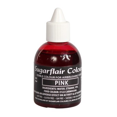 Sugarflair Airbrush Colour -MATT PINK -Χρώμα Αερογράφου 60ml Ματ Ροζ