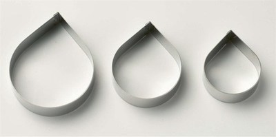 Culpitt Rose Petal Cutter -EXTRA LARGE -Σετ 3τεμ κουπ πατ Πέταλο Τριαντάφυλλου Πολύ Μεγάλο