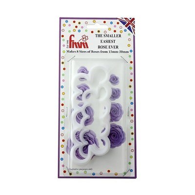 FMM Flower Cutters -THE EASIEST ROSE EVER -SMALLER 2 τεμ - Σετ 2τεμ κουπ πατ Εύκολο Μικρό Τριαντάφυλλο